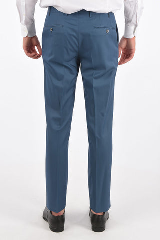 virgin wool LEADER SOFT side vents notch lapel 2-button suit
