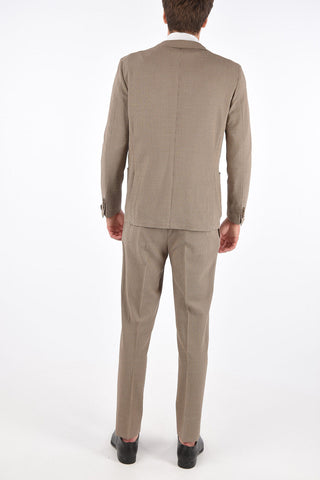 mini check GATE side vents notch lapel 2-button suit