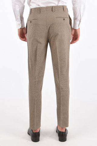 mini check GATE side vents notch lapel 2-button suit
