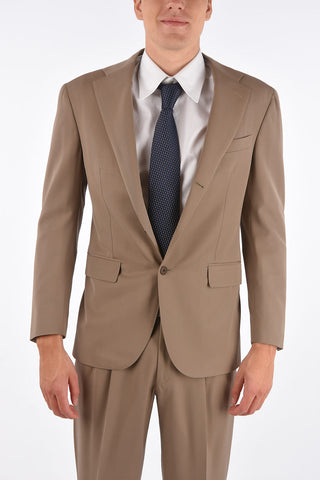 virgin wool side vents 3-button suit
