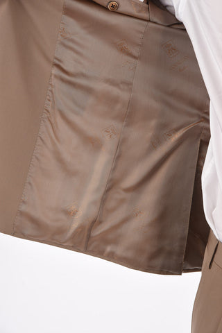 virgin wool side vents 3-button suit