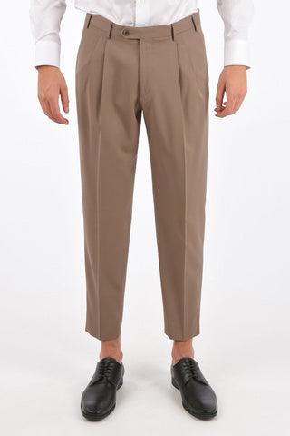 virgin wool side vents 3-button suit