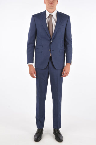 virgin wool ACADEMY side vents notch lapel 2-button suit drop 7R
