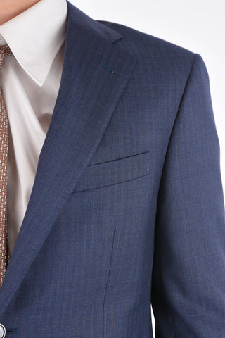 virgin wool ACADEMY side vents notch lapel 2-button suit drop 7R