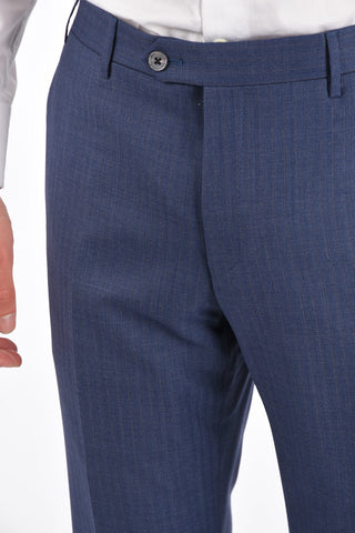 virgin wool ACADEMY side vents notch lapel 2-button suit drop 7R
