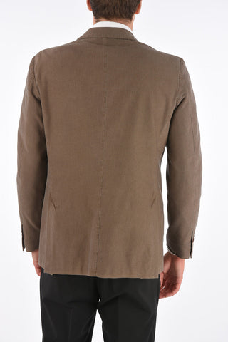 ID side vents notch lapel 2-button blazer drop 6R
