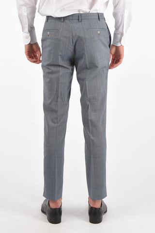 CC COLLECTION virgin wool REWARD side vents peak lapel 3-button double breasted suit