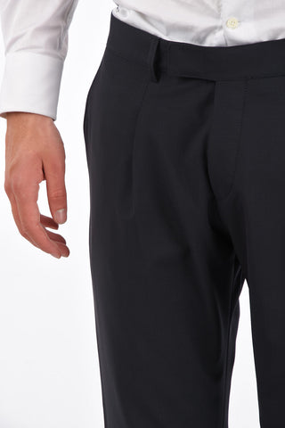 CC COLLECTION Mid-rise waist RESET single pleat trousers
