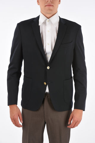 CC COLLECTION side vents notch lapel 2-button  INTERLOCK PENYE blazer drop 8R