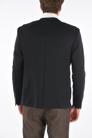 CC COLLECTION side vents notch lapel 2-button  INTERLOCK PENYE blazer drop 8R