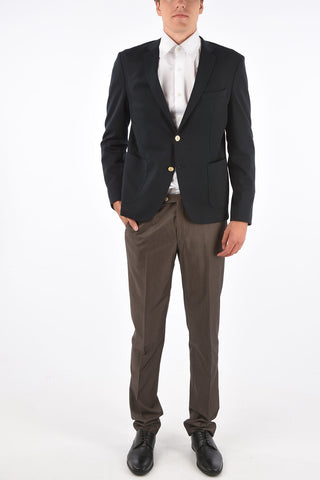 CC COLLECTION side vents notch lapel 2-button  INTERLOCK PENYE blazer drop 8R