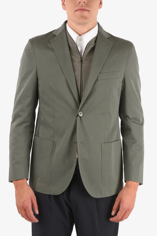 ID side vents notch lapel 2-button IDENTITY blazer