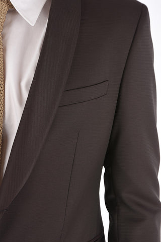 CC COLLECTION abito 2 bottoni CERIM.RESET drop 8R due spacchi collo sciallato