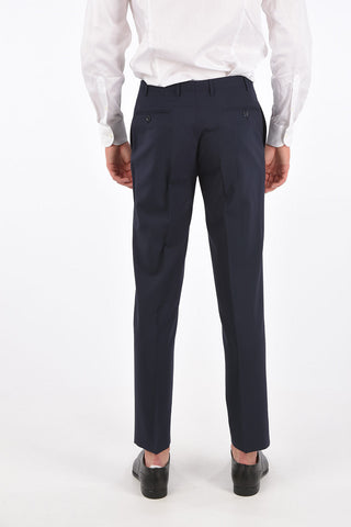CC COLLECTION virgin wool CERIM. REFINED side vents notch lapel 3 piece waistcoat suit drop 7R