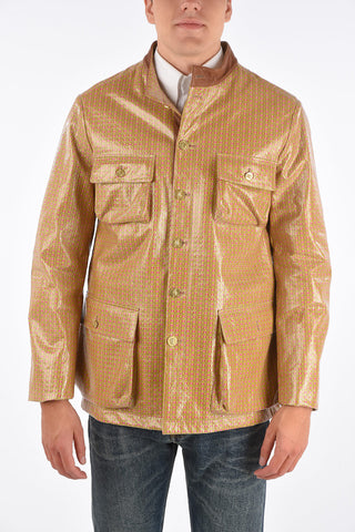 CC COLLECTION FIELD.J stretch cotton utility fatigue jacket