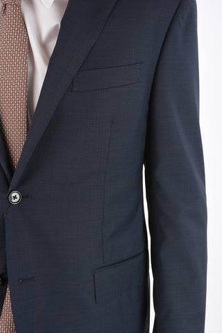 virgin wool ACADEMY side vents notch lapel 2-button suit drop 8R