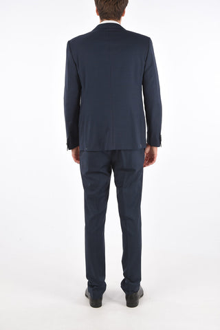 virgin wool ACADEMY side vents notch lapel 2-button suit drop 8R