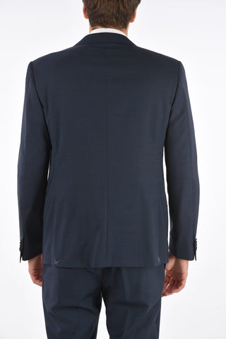 virgin wool ACADEMY side vents notch lapel 2-button suit drop 8R