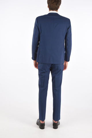abito 2 bottoni SARTORIA drop 7R district check due spacchi revers classico