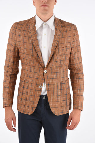 CC COLLECTION check WPSAD D 2-button blazer drop 8R