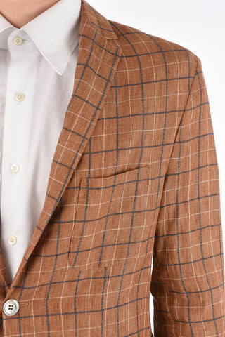 CC COLLECTION check WPSAD D 2-button blazer drop 8R