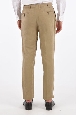 silk and flax GATE side vents notch lapel 2-button suit drop 7R