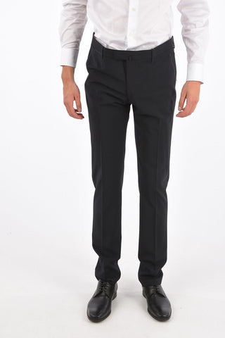 pantalone con passanti ACADEMY in lana stretch