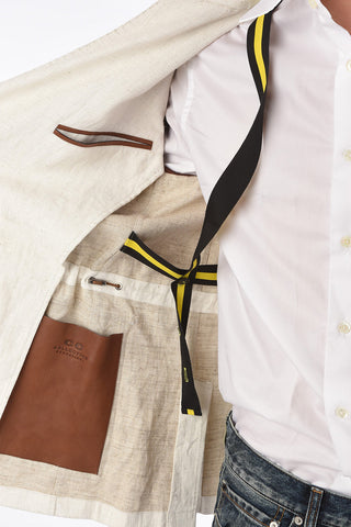 CC COLLECTION FIELD.J side vents notch lapel double-breasted blazer