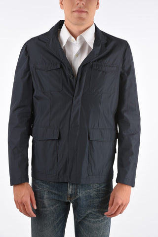 CC COLLECTION hidden closure utility fatigue jacket