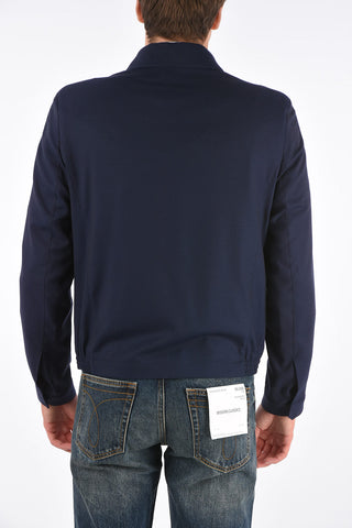 ID virgin wool full zip outerwear jacket