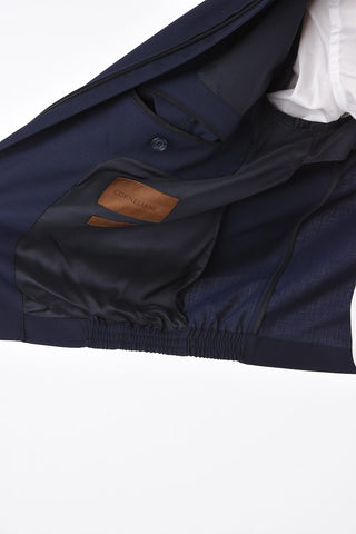 ID virgin wool full zip outerwear jacket