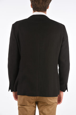 ID side vents notch lapel 2-button blazer