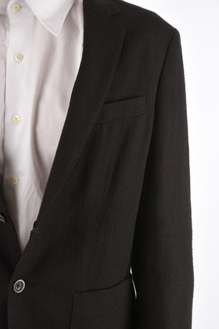 ID side vents notch lapel 2-button blazer