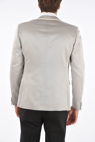 CC COLLECTION side vents peak lapel 2-button blazer drop 8R