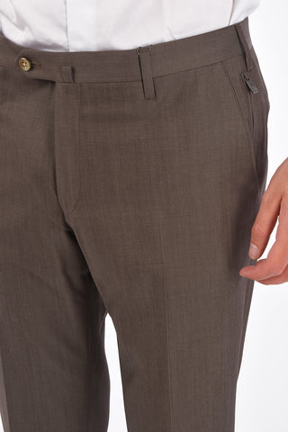 pantalone con passanti ACADEMY in lana vergine