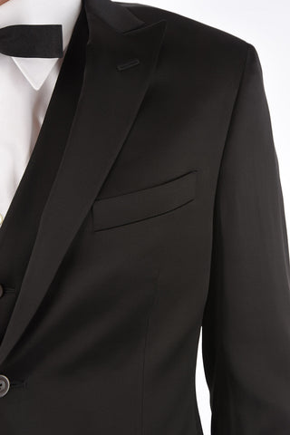 CC COLLECTION center vent peak lapel 3 piece waistcoat CERIM.RIGHT suit drop 7R