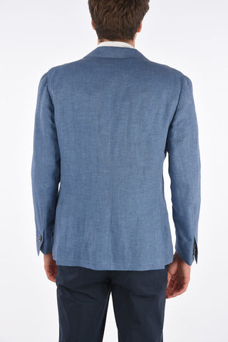 ID side vents notch lapel 2-button blazer drop 7R