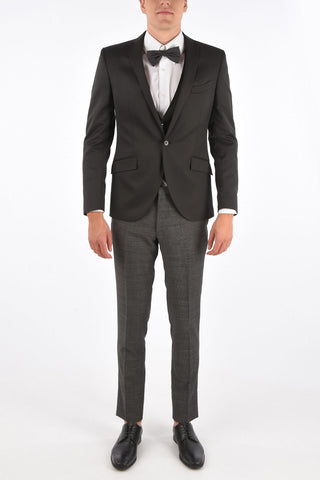 CC COLLECTION abito tre pezzi con gilet CERIM.RESET due spacchi revers classico