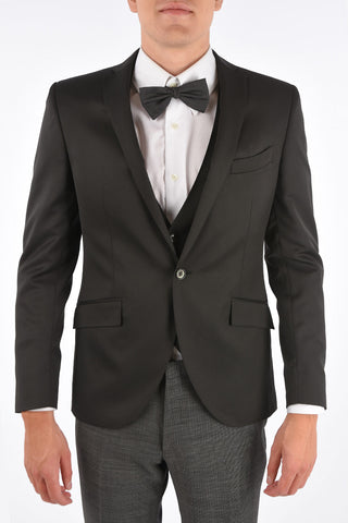 CC COLLECTION abito tre pezzi con gilet CERIM.RESET due spacchi revers classico