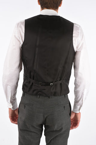 CC COLLECTION abito tre pezzi con gilet CERIM.RESET due spacchi revers classico