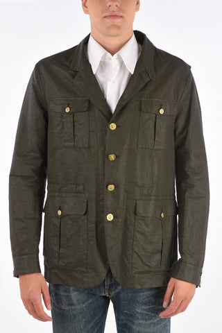 CC COLLECTION FIELD.J center vent notch lapel ADAMSON utility blazer