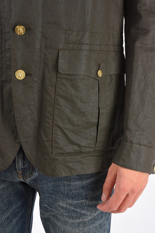 CC COLLECTION FIELD.J center vent notch lapel ADAMSON utility blazer
