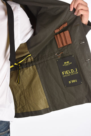 CC COLLECTION FIELD.J center vent notch lapel ADAMSON utility blazer