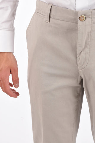 ID stretch cotton 5 pocket pants