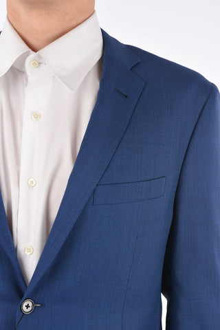 virgin wool GATE side vents notch lapel 2-button blazer drop 7R