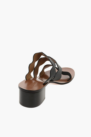 4.5 cm leather Sandals