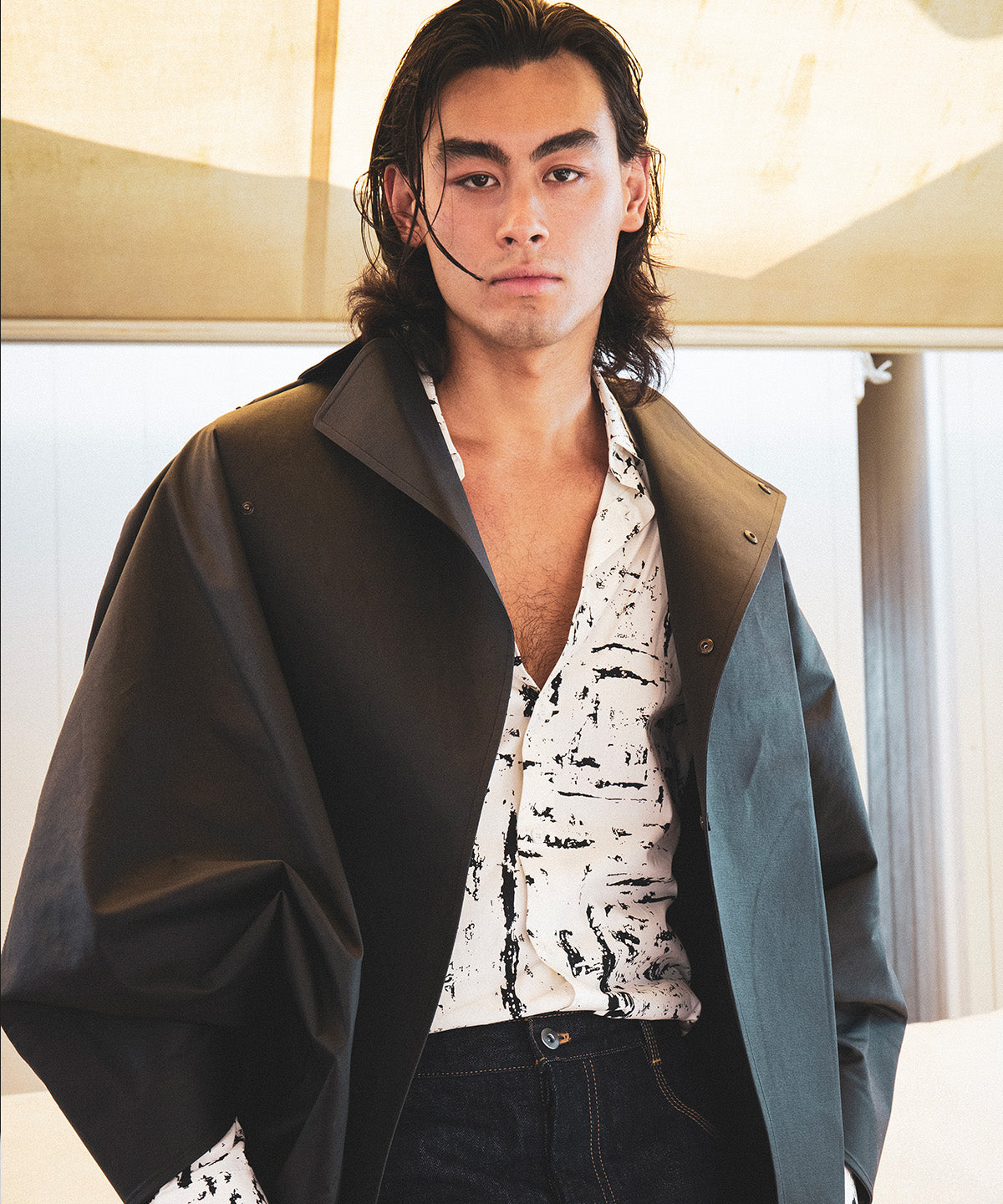 J.Press – Single Breasted Balmacaan Coat – Men – Glamood Outlet